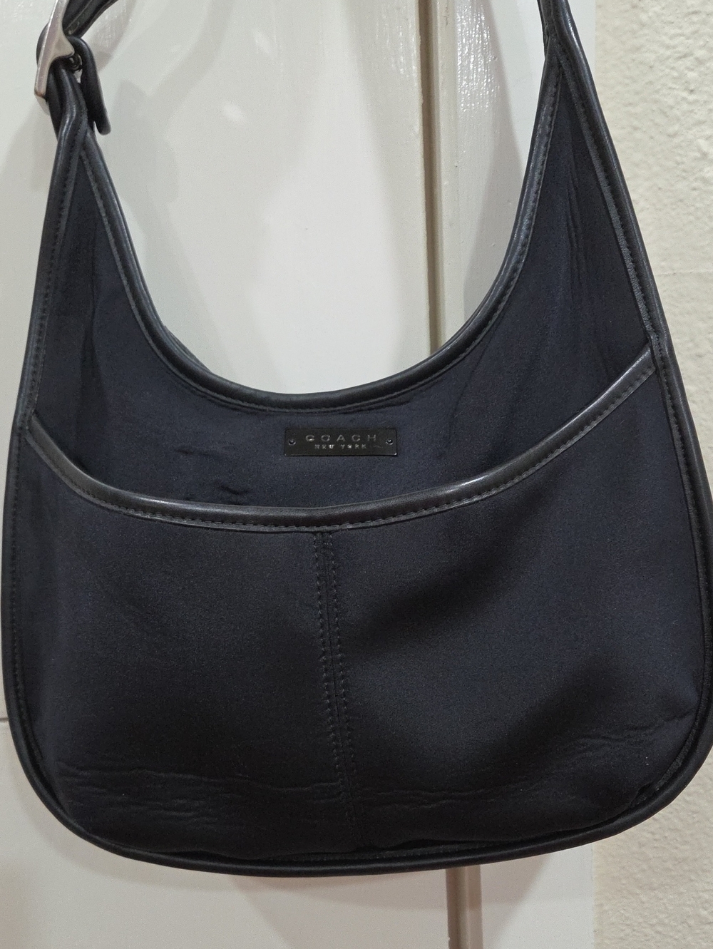 Coach F8C-6203 Black Neoprene ERGO Hobo Bag